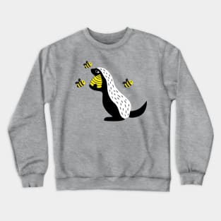 Honey Badger Loves Honey Crewneck Sweatshirt